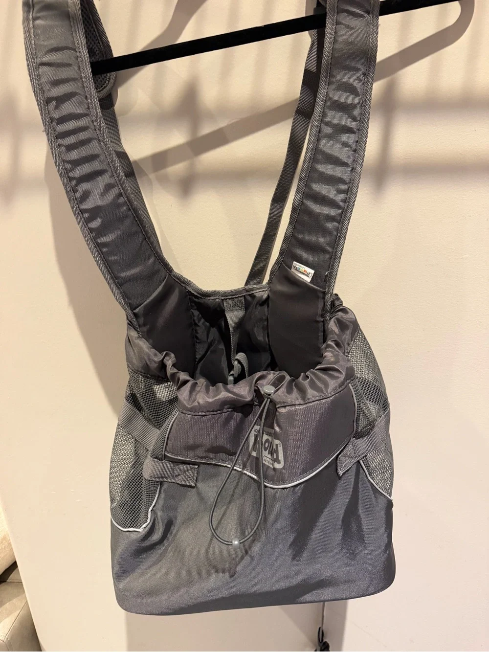 Outward Hound Gray Pet Front Carrier - Sling Style